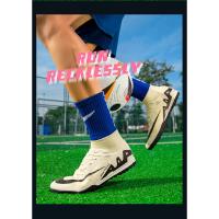 Zapatos de fútbol transpirables de tobillo alto para hombre, botas de fútbol de entrenamiento profesional al aire libre, antideslizantes, ligeras/Zapatos de fútbol profesionales para hombre, zapatos de fútbol para niños, zapatos de fútbol de tobillo alto, - details 14