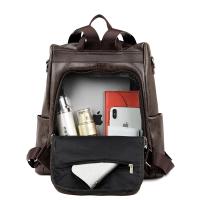Mochila clásica de cuero sintético suave para mujer, Bolso multiusos a prueba de robo, versión coreana, novedad, envío directo - details 20