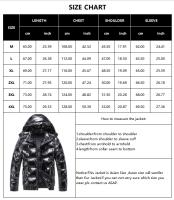 Chaqueta casual de invierno para hombre, almohadilla de espuma impermeable, chaqueta cálida con capucha - details 0