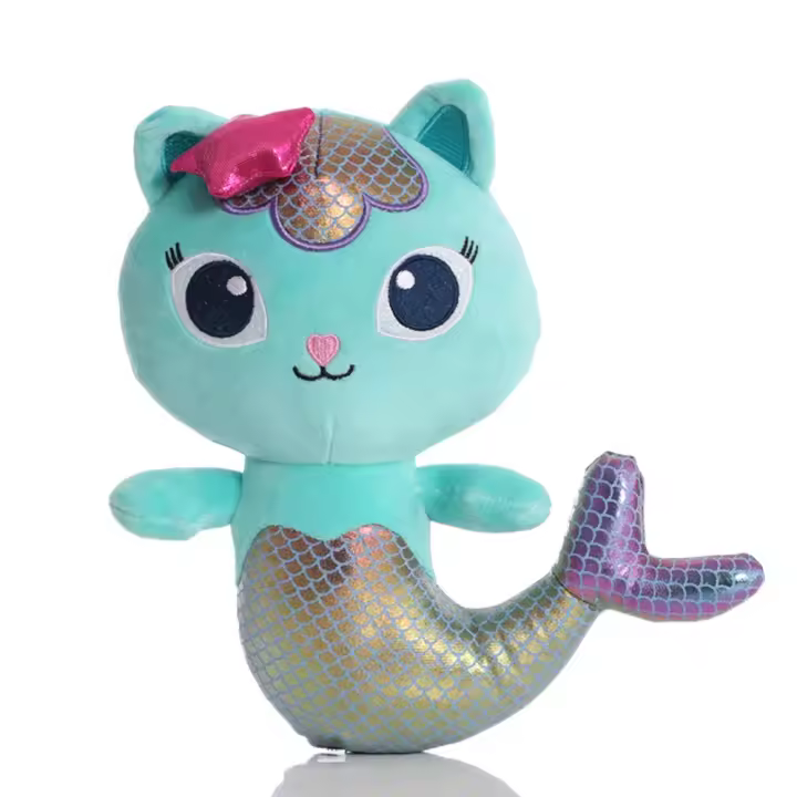 SOMY Casa de muñecas Gabby de dibujos animados para niños, juguete de peluche de , animales de peluche, coche de gato sonriente, abrazo de gato, regalos de cumpleaños para niñas SY - 1