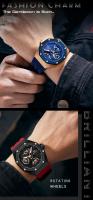 Reloj deportivo esqueleto para hombre, resistente al agua, movimiento de cuarzo japonés, reloj de pulsera informal para negocios, regalo al aire libre para él - details 4