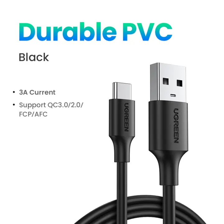 UGREEN Cable rápido USB tipo C Cable de datos para teléfono móvil de carga rápida 3.0 para Samsung Xiaomi - 1