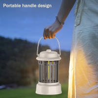 Lámpara antimosquitos eléctrica USB, recargable, para interiores y exteriores, luz eléctrica para atrapar mosquitos, señuelo para matar mosquitos - details 6