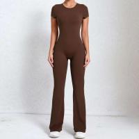 Conjunto de Yoga Ouwu Monos Deportivos para Mujeres Manga Corta, Pantalones Acampados - details 39
