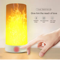 Bombilla de luz LED con efecto de llama, lámpara de Ambiente de llama decorativa parpadeante con carga USB, barra de fiesta de fuego vívido Artificial - details 3