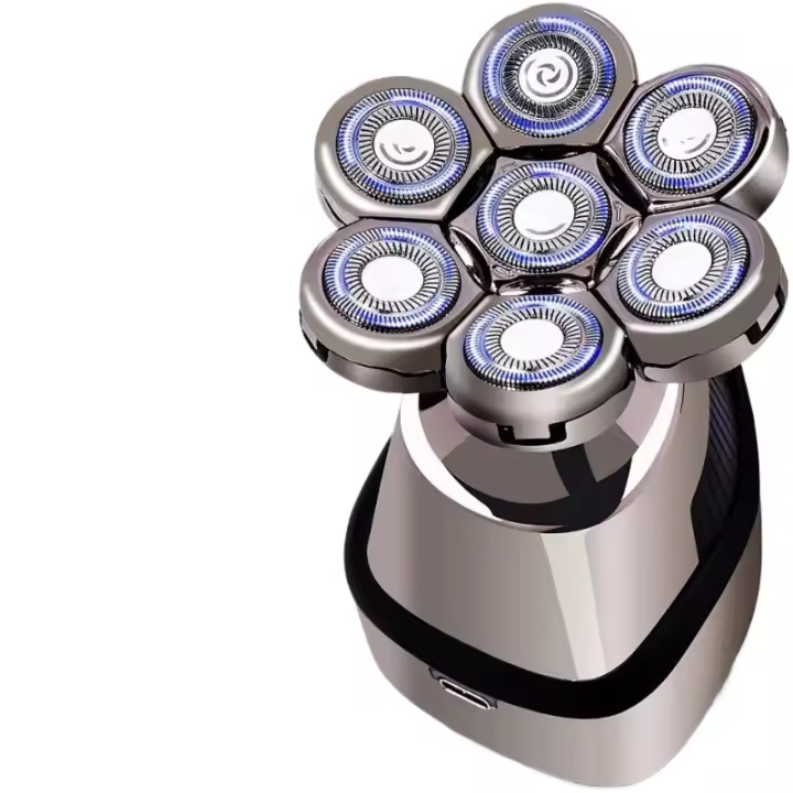 Afeitadora Eléctrica Multifuncional para Hombres Cuchillo Magnético, Navaja de Barba, Máquina de Cabeza Calva - 1