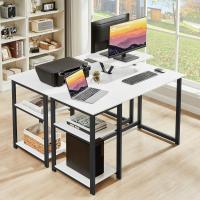 Escritorio de Computadora con Estantes Reversibles Mesa de Oficina para Ahorro de Espacio - details 7
