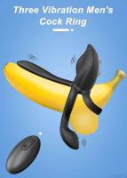 Leten-vibrador de pareja con anillo de Control remoto de doble Motor, juguetes sexys para adultos para hombres, anillo para retrasar la eyaculación - details 0