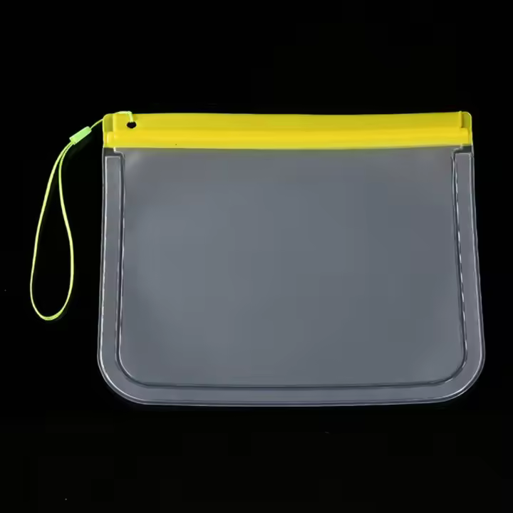 Bolsa de lavado de maquillaje transparente, bolsa de pasaporte de viaje ligera impermeable, antirrobo, tarjeta EVA, soporte para teléfono, bolsa de almacenamiento, 5 uds. - 1