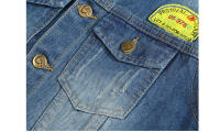 Chaleco vaquero sin mangas cómodo para hombre, ropa Retro de algodón para primavera/verano, fabricado en China - details 5
