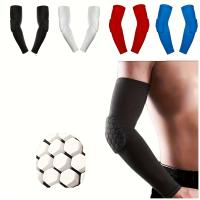 1 Paquete/2 Paquetes de Protección de Brazo para Deportes Elásticos de Lycra para Adultos y Jóvenes. Baloncesto, Voleibol, Yoga, Fitness, Ciclismo y Correr al Aire Libre. Mangas para Codo y Mano. - details 0