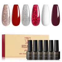 ROSALIND-Kit de esmalte de Gel para uñas, semipermanente UV Led, serie rosa, 7ml - details 46