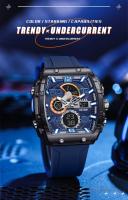 SMAEL-reloj Digital para hombre, pulsera deportiva de silicona, multifuncional, resistente al agua, LED - details 1