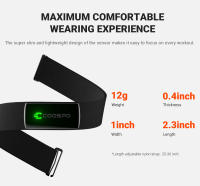 Sensor de Fitness al Aire Libre  iGPSPORT CooSpo H9Z con Batería Recargable Bluetooth 5.0 ANT+ para Bicicleta Computadora - details 6