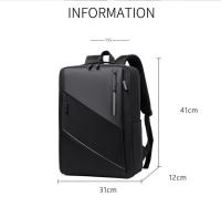 Mochila de Hombro para Negocios Impermeable Bolsa de Cinturón con Dobladillo para Laptop - details 9