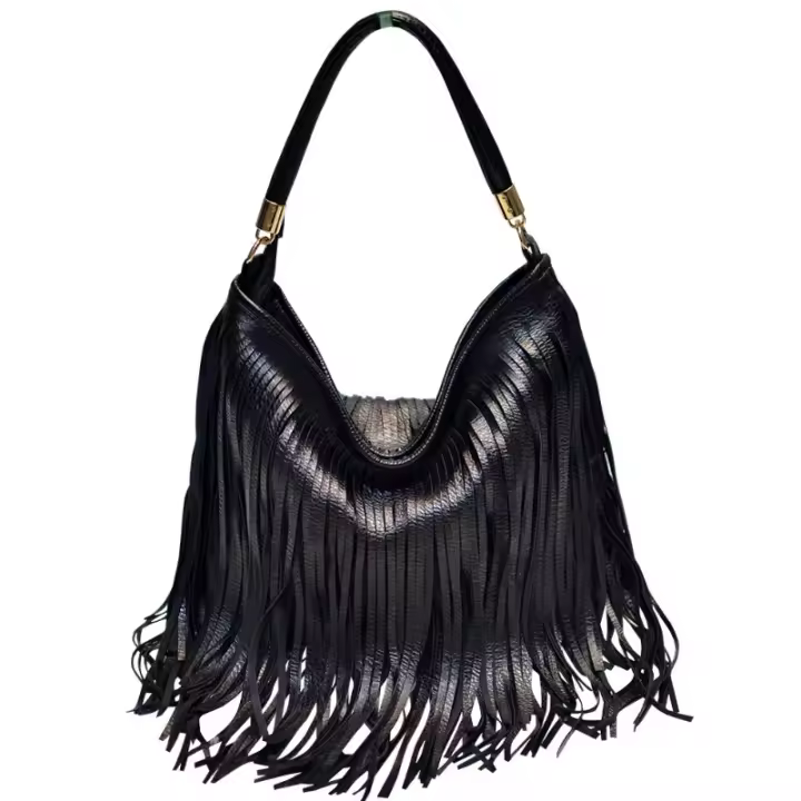 Bolsos de mujer, bolsos reversibles con borlas, bolsos de mano, bolsos cruzados de hombro para mujer - 1