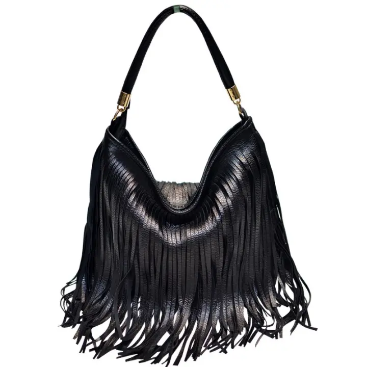 Bolsos de mujer, bolsos reversibles con borlas, bolsos de mano, bolsos cruzados de hombro para mujer - 1