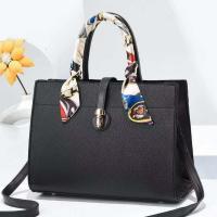 Nuevo bolso grande de Color sólido, accesorios de bufanda de seda de cuero suave, bolso oblicuo informal, bolso de mujer - details 4