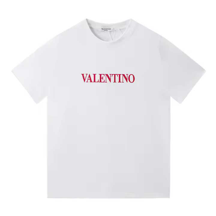 Nueva colección de verano con logotipo impreso frontal, camiseta deportiva de algodón puro con cuello redondo para hombre, camisa informal de estilo básico para pareja - 1