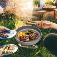 Olla de titanio ultraligera, utensilios de cocina para acampar al aire libre, senderismo, picnic, 750ml/1000ml, 2023 - details 19