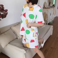 Pijama Sin Chan para hombre, Pijama Sinchan de algodón, conjuntos cortos de verano, pijamas japoneses para parejas, ropa de dormir para hombre y mujer 2024 - details 3