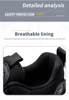 Zapatos de trabajo de seguridad para hombre y mujer, zapatillas cómodas, ligeras, transpirables - details 11
