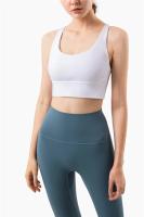 Top de Yoga Transpirable ZHUMU GYM Top de Deportiva de Verano con Espalda Cruzada para Mujeres - details 19