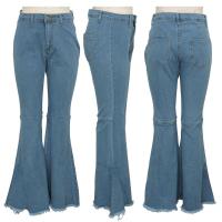 Pantalones acampanados de mezclilla elástica ajustados a la cintura HSF99 Fashion - details 94