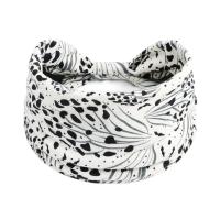 Diademas anchas para mujer, turbante anudado, diademas elásticas antideslizantes, envolturas para la cabeza bohemias, bufandas para el cabello de algodón para Yoga y entrenamiento de leopardo - details 5