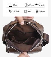 Canguro-Bolso de hombro Vintage para hombre, bandolera de cuero dividido, novedad de 2020 - details 13