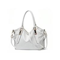 Bolso informal de moda para mujer, bolso de hombro de Color sólido suave de gran capacidad, bolso cruzado, mochila de lujo de alta gama - details 4