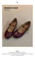 Francés de suela plana solo zapatos de las mujeres 2025 nuevos modelos con faldas, versátiles zapatos pequeños de cuero, zapatos Mary Jane de mujer, zapatos de noche. - details 13