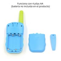Walkie Talkie para niños, alcance de 3 km, mini transceptor para uso en exteriores, batería de larga duración, walkie talkie de juguete de camuflaje, localizador inalámbrico para niños T388, regalos - details 5