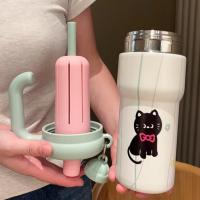 Botella de agua para beber, taza aislada de alta estética, taza helada de acero inoxidable 316, taza térmica portátil de gran capacidad para hombres - details 1