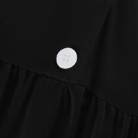 Vestido de Verano para Mujer 2024 Moda Casual con Cuello de Corbata Mangas 3/4 Botón de Cierre - details 10