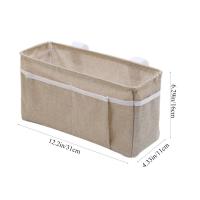 Bolsa de almacenamiento extraíble de gran capacidad con pegatina mágica, multibolsillo, litera, bolsa lateral para camas, cesta de almacenamiento de artículos diversos - details 0