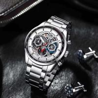 Reloj de Cuarzo de Lujo para Hombres CURREN 8391 Correa de Cuero Automático Moda Deportiva y Ocio - details 20