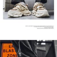 Nuevos Zapatillas De Hombre Plataforma Casual Antideslizante Y Cómodas Zapatillas Deportivas De Moda Suela De Goma Resistentes Al Desgaste Talla True Mesh Upper - details 9
