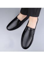Zapatos Casuales de Cuero para Hombres Primavera-Verano 2025 Cómodos, de Primera Calidad, Perforados con Agujeros, Estilo Casual para Mediana Edad - details 2