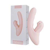 Juguetes sexuales, Vibrador blanco chupando enchufe telescópico automático femenino punto D prensa marea juguetes sexuales - details 4
