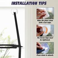 Percho de Ventana para Gato ATUBAN Hamaca Estable para 55 LBS Dispensación Fácil - details 4