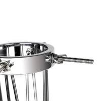 Dilatador anal y vaginal de metal ajustable Leten New Metal, espéculo vaginal, tapón anal grande, juguetes sexuales BDSM para hombres homosexuales. - details 9
