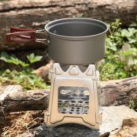 Estufa de alcohol de curado de acero inoxidable ligera de madera para acampar, cocina para acampar al aire libre, barbacoa, picnic - details 1