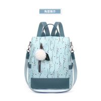 Mochila De flores antirrobo para mujer, morral escolar de viaje, a la moda - details 5