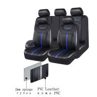 Cubierta Universal de Cuero PU AUTO PLUS para Asiento de Coche SUV Van Truck Accesorios de Coche Cubierta de Tela de Malla Unisex - details 3