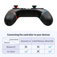 Mando inalámbrico con Bluetooth para Nintendo Switch, Gamepad Pro OLED, Control de consola, de doble Motor Joystick, eje giroscópico, activación con una tecla - details 12