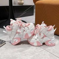 Dropshipping logo altura creciente de las mujeres 2024 nuevos zapatos de diseñador de moda casual transpirable - details 8