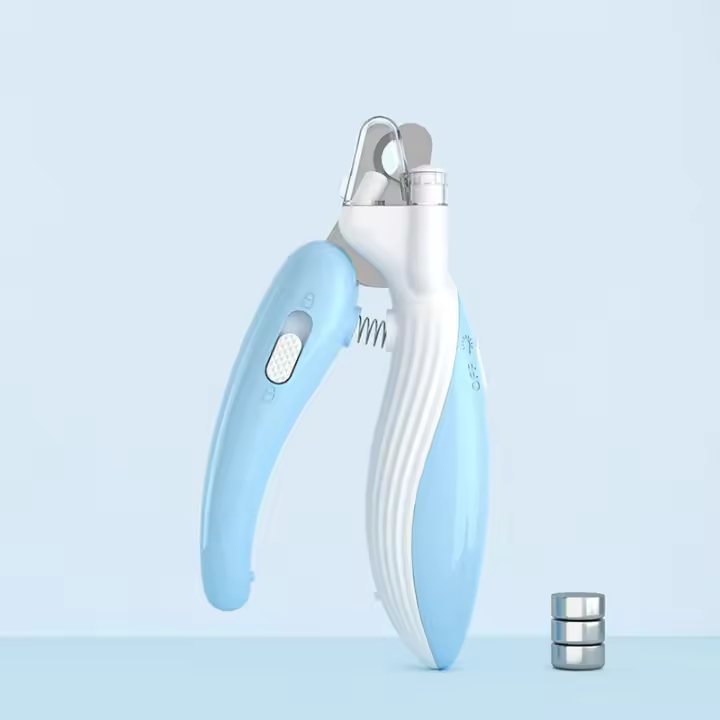 Cortauñas para gatos, herramienta de corte de precisión con forma de ballena, mango ergonómico antideslizante, protector de seguridad, compacto y fácil de limpiar - 1
