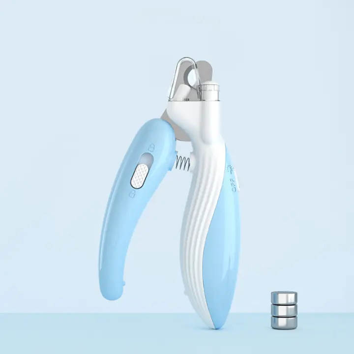 Cortauñas para gatos, herramienta de corte de precisión con forma de ballena, mango ergonómico antideslizante, protector de seguridad, compacto y fácil de limpiar - 1