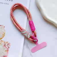 Nuevo cordón Universal tejido a mano para teléfono móvil, cordón Universal para muñeca, correa de mano de cuerda corta, colgante decorativo - details 13